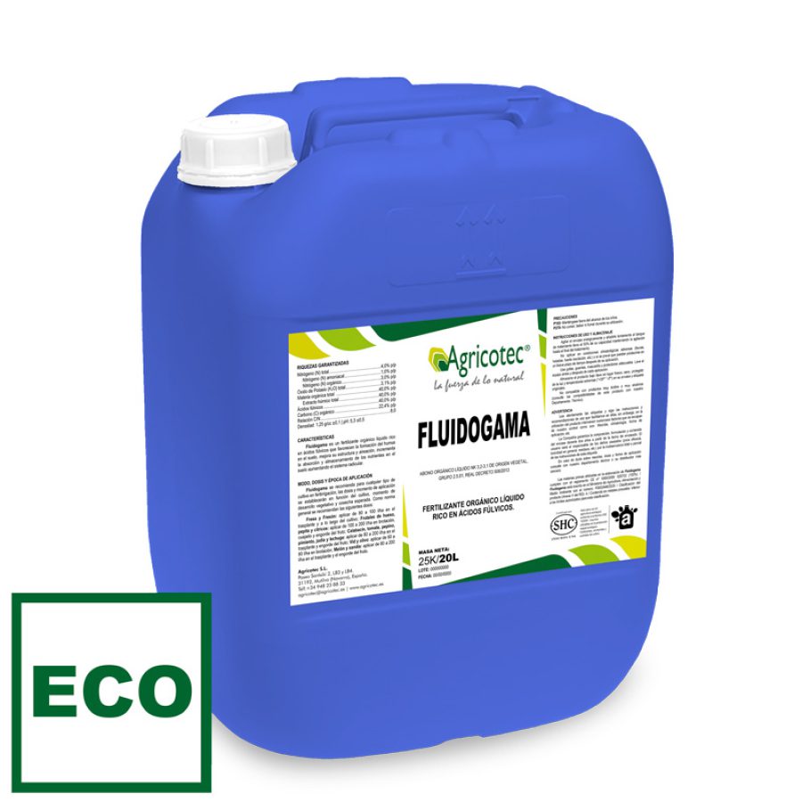 Fertilizante líquido siendo aplicado en plantas