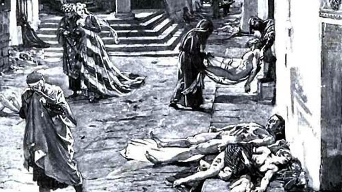 Población europea antes y después de la peste