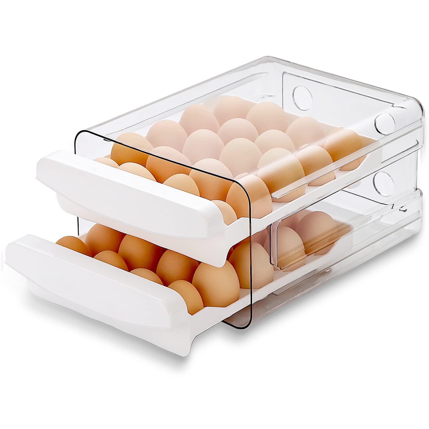Imagen de huevos frescos en el refrigerador