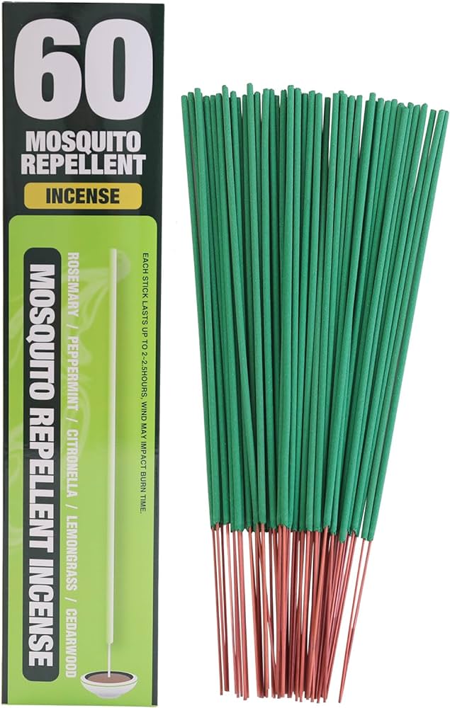 Incienso de citronela para repeler moscas