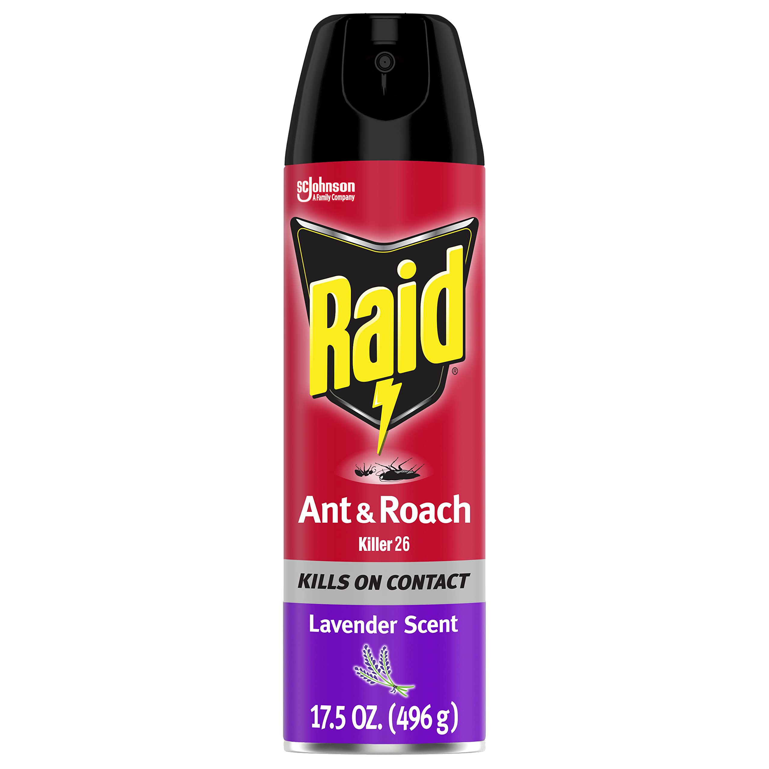 Insectos muertos sobre superficie tratada con Raid