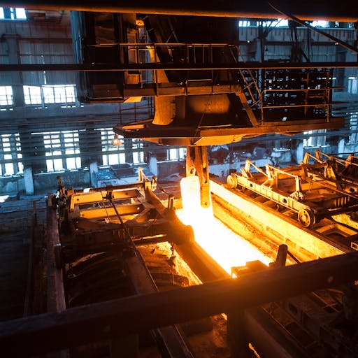 Material fracturado por choque térmico extremo