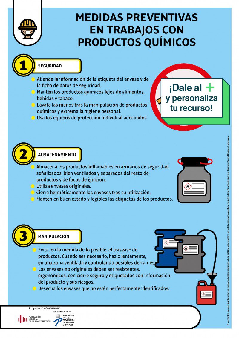 Medidas preventivas para evitar exposición a tóxicos