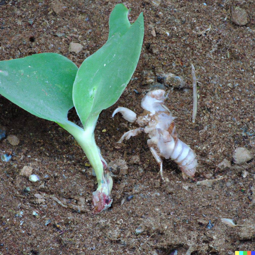 Insecto en leyenda cultural sobre la lluvia