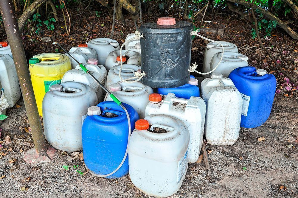 Abono azul aplicado de forma incorrecta