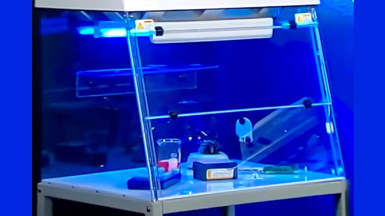 Esterilización con luz UV en acción