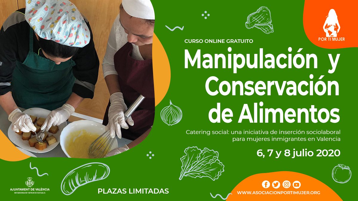 Fotografía de cursos de manipulación de alimentos