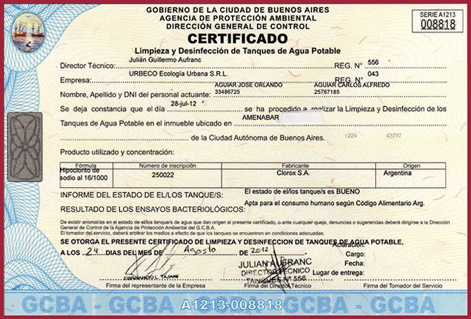 Certificaciones para personal de limpieza y plagas