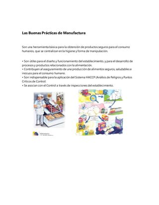 Manipulación correcta de materias primas según BPM