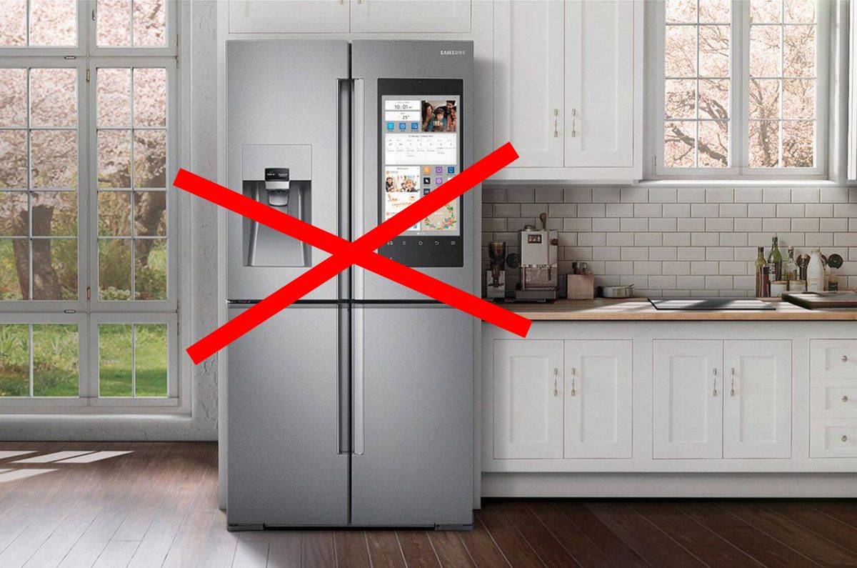 Refrigerador con espacio adecuado alrededor
